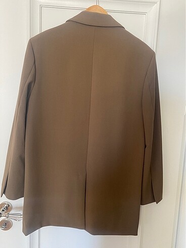 s Beden Zara Uzun Haki Blazer Ceket
