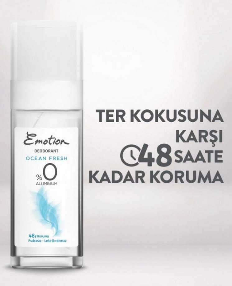 Emotion Ocean Fresh Alüminyumsuz Kadın Deodorant - Görsel 3