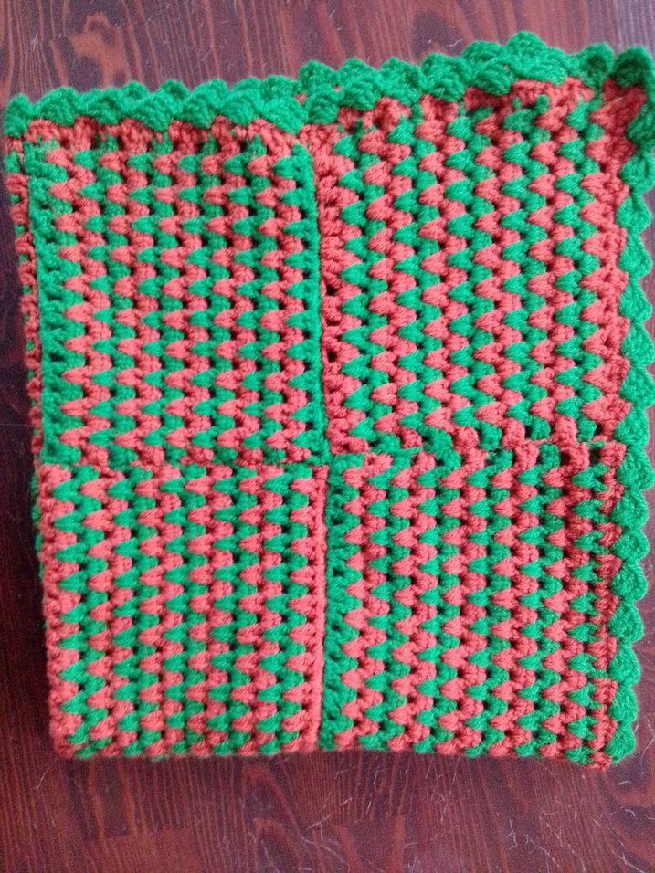 Renkli Örgü Battaniye - Görsel 3