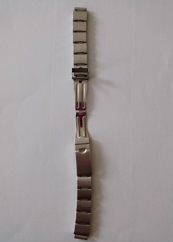 Gri Metal çelik Saat Kordonu - Görsel 4