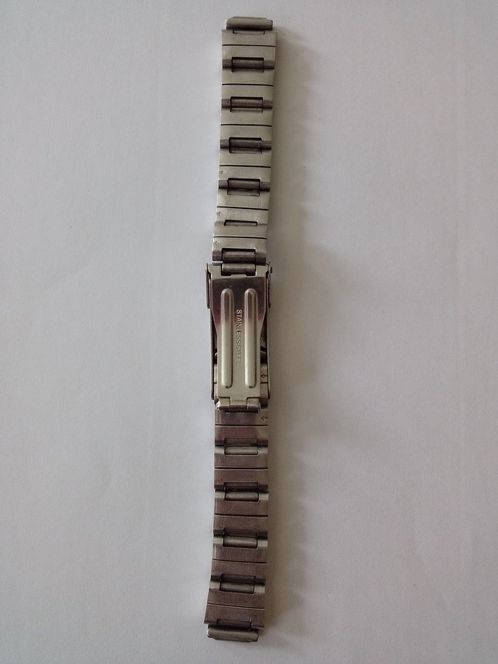 Gri Metal çelik Saat Kordonu - Görsel 3