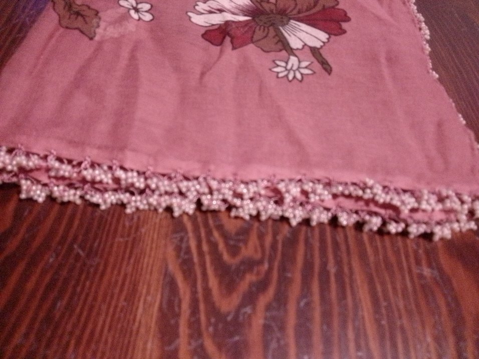 boncuk oyası tülbent yemeni - Görsel 3