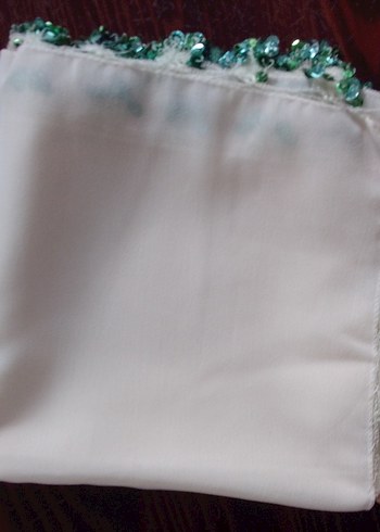 pul oyalı tülbent krep kumaş - Görsel 4