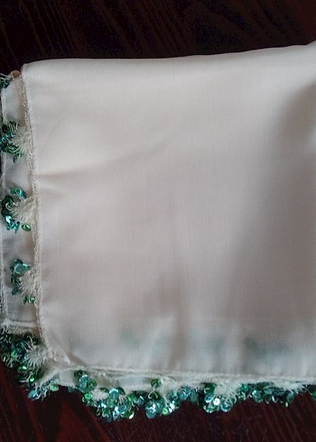 pul oyalı tülbent krep kumaş - Görsel 5