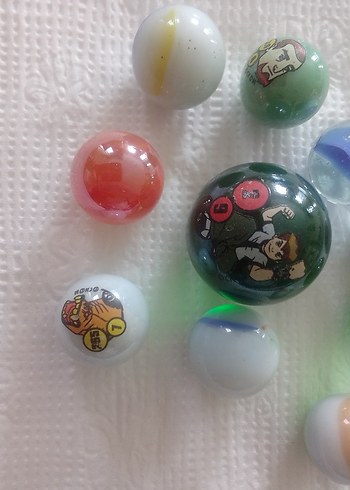 Çizgi Film Figürlü Renkli Cam Bilyeler - Görsel 3