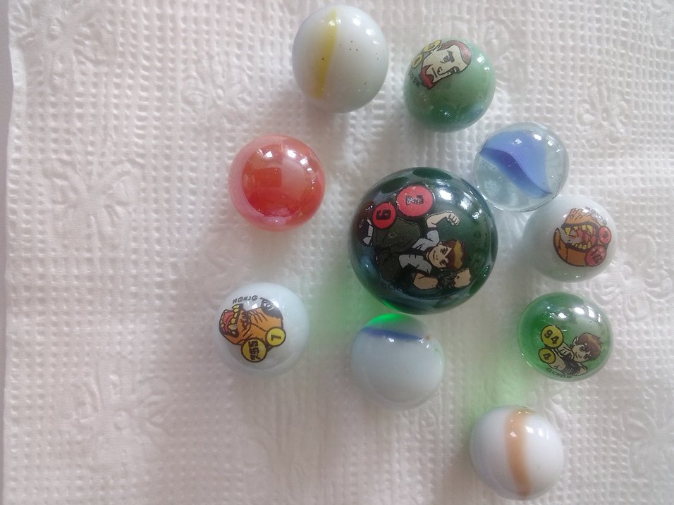 Çizgi Film Figürlü Renkli Cam Bilyeler - Görsel 3