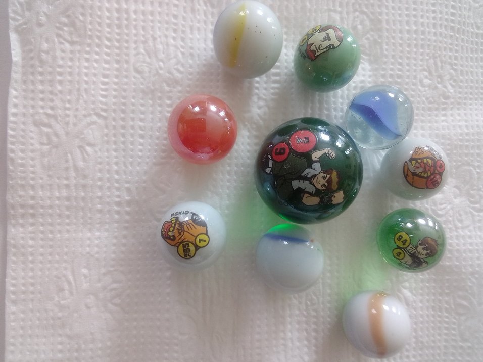 Çizgi Film Figürlü Renkli Cam Bilyeler - Görsel 2