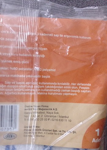 Mikrofiber Paspas Yedek - Görsel 3