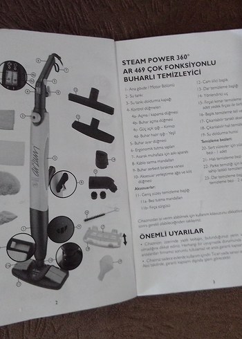 Arzum buharlı temizleyici - Görsel 9