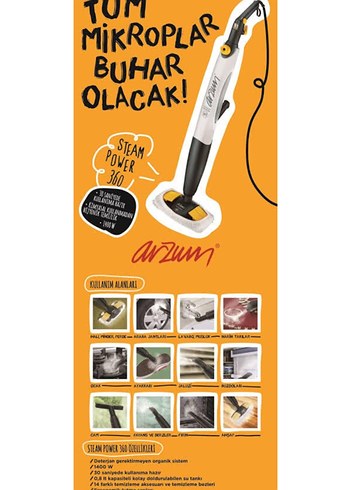 Arzum buharlı temizleyici - Görsel 2