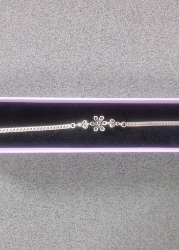 Kadın Zincir Detaylı 925 ayar gümüş Bileklik - Görsel 7