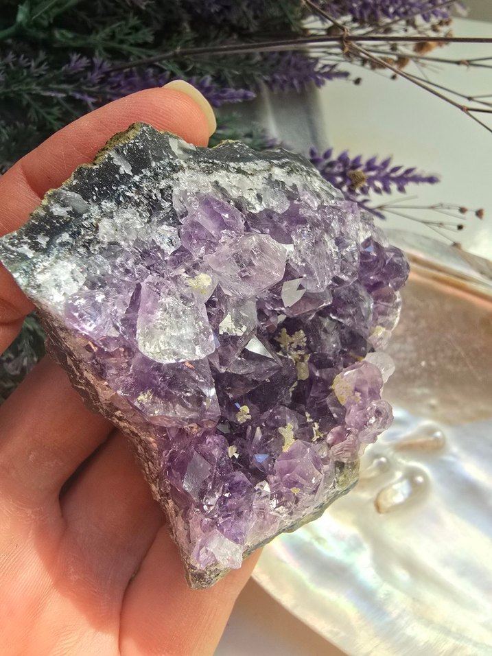 Doğal ametist taşı 250 gr - Görsel 2