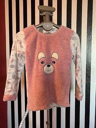 Polar Ayıcıklı Pijama Takımı
