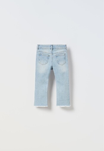 Zara Zara flared saçaklı paça jean