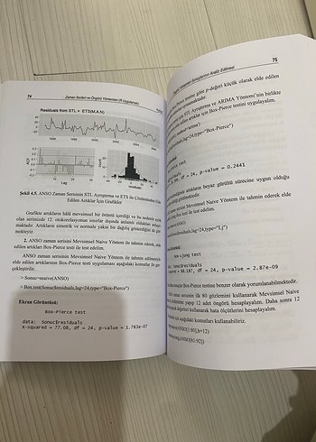 Beden Renk Zaman Serileri ve Öngörü Yöntemleri (R Uygulamalı)