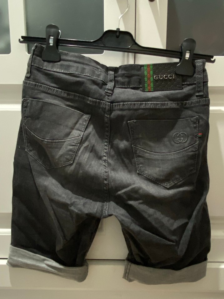 Gri Denim Kapri - Görsel 2