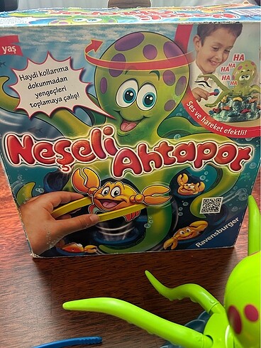  Beden Neşeli ahtapot kutu oyunu