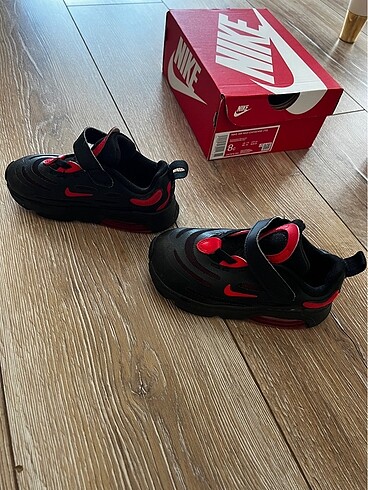 25 Beden siyah Renk Orjinal nike Air Max çocuk ayakkabı
