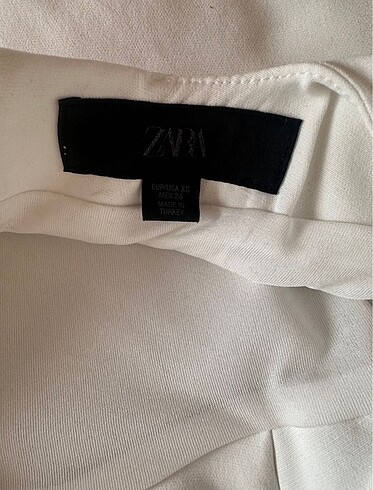 xs Beden beyaz Renk Zara elbise