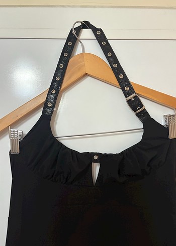 PoloGarage Midi Gotik Elbise - Görsel 3