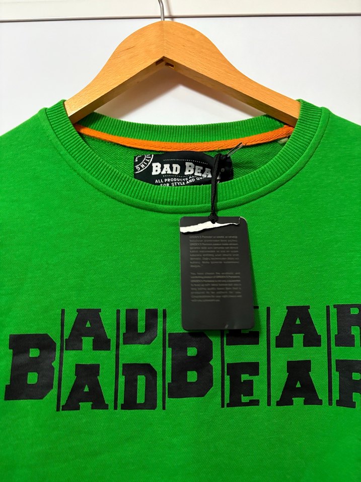 Bad Bear Yeşil Erkek Sweatshirt - Görsel 5