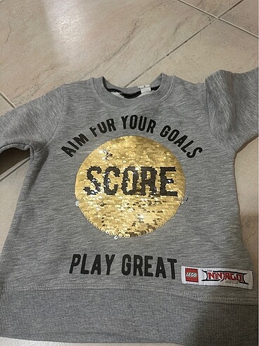 24-36 Ay Beden H&M Lego sweatshirt 2-4 yaş