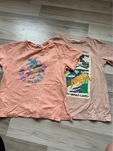 H&M 2li çocuk tshirt 4-6 yaş