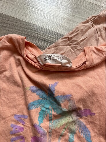5 Yaş Beden H&M 2li çocuk tshirt 4-6 yaş