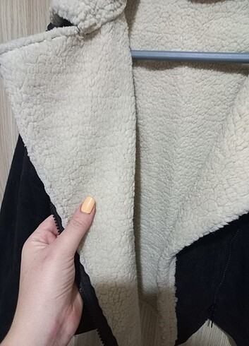 27 Beden siyah Renk Yünlü Mont 