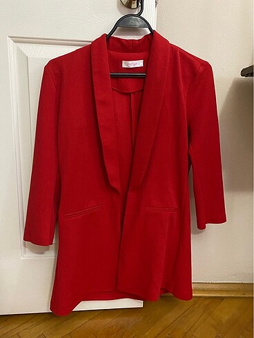 kırmızı blazer ceket