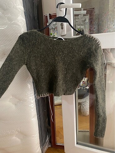 Zara zara haki crop kazak