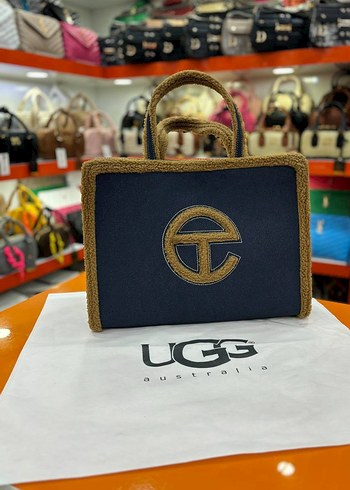 UGG Kadın Lacivert Fermuarlı Günlük Çanta