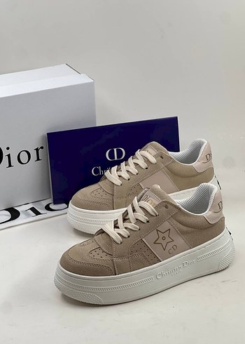 Dior Bej Süet Christian Dior Kadın Spor Ayakkabı