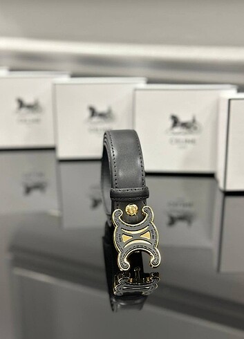 CELINE BELT 0 GENUINE LEATHER WITH BOX 