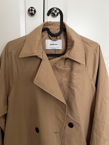 xs Beden camel Renk Stradivarius Trençkot