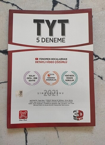 3D Tyt Denemeleri 2021