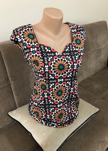 Boncuk İşlemeli Uzun Desenli Kadın Kalem Elbise - Görsel 16