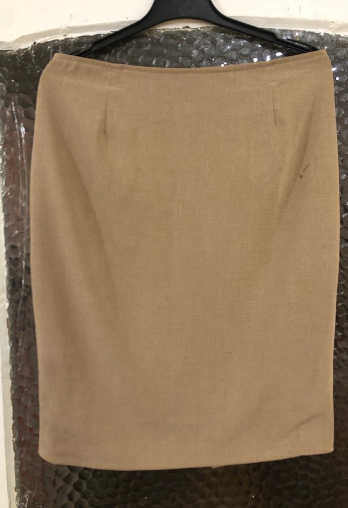 Bej Midi Kadın Kalem Etek - Görsel 3