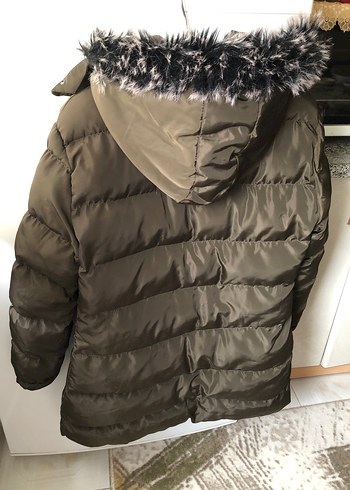 Kürklü Kahverengi Kadın Kışlık Mont - Görsel 9