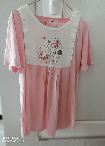 m Beden pembe Renk Lohusa pijama takımı 4parca halinde bandanasida mevcut