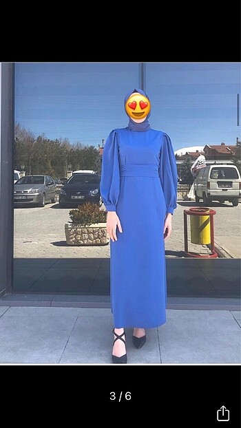 m Beden mavi Renk Elbise
