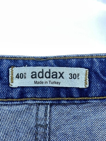 40 Beden mavi Renk Addax Jean / Kot %70 İndirimli.