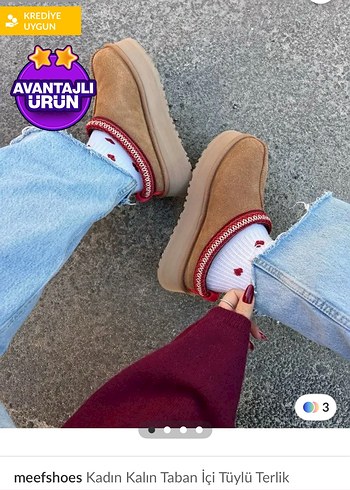 Kadın Kahverengi Süet Kalın Taban Terlik