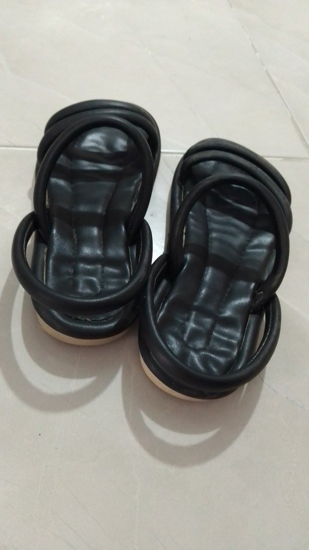 Siyah Kadın Sandalet - Görsel 3