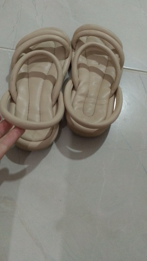 Bej Kadın  Sandalet - Görsel 3