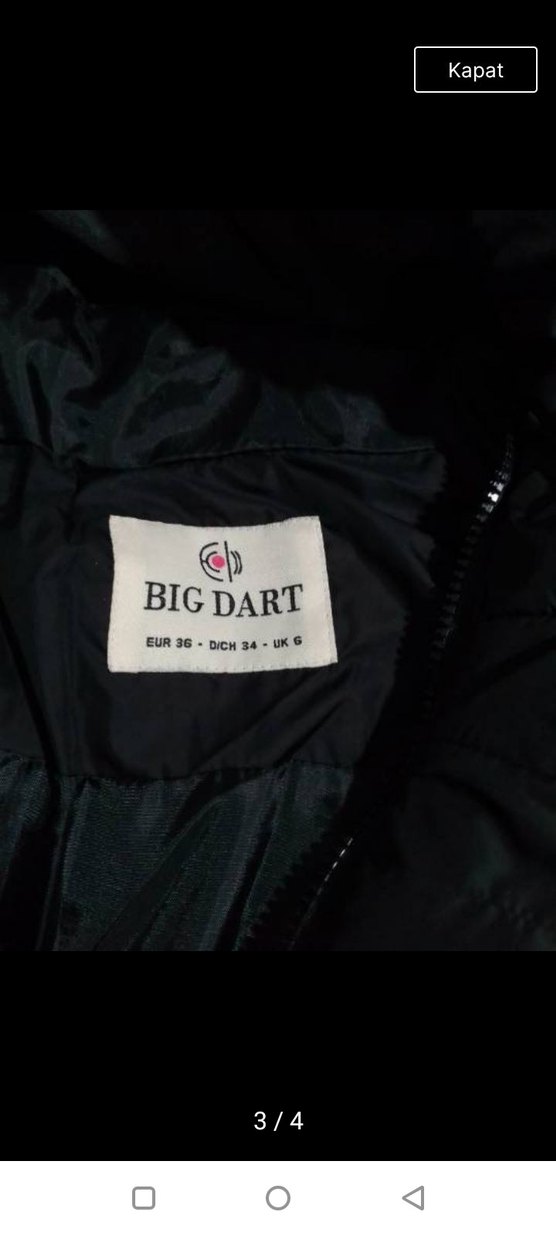 Siyah Kapüşonlu Kısa Fermuarlı Kadın Mont - Görsel 3