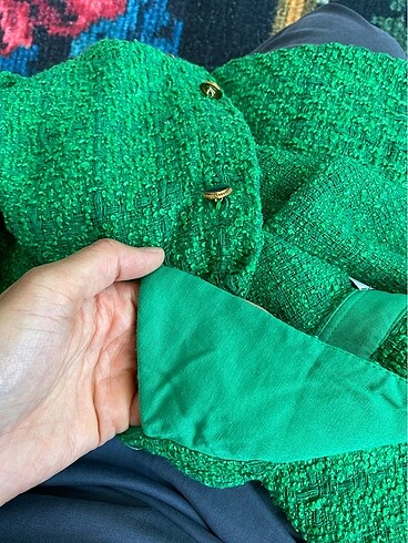 Kırçıllı ceket - Görsel 9