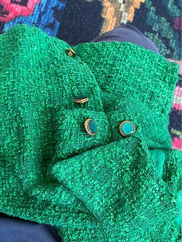 Kırçıllı ceket - Görsel 10