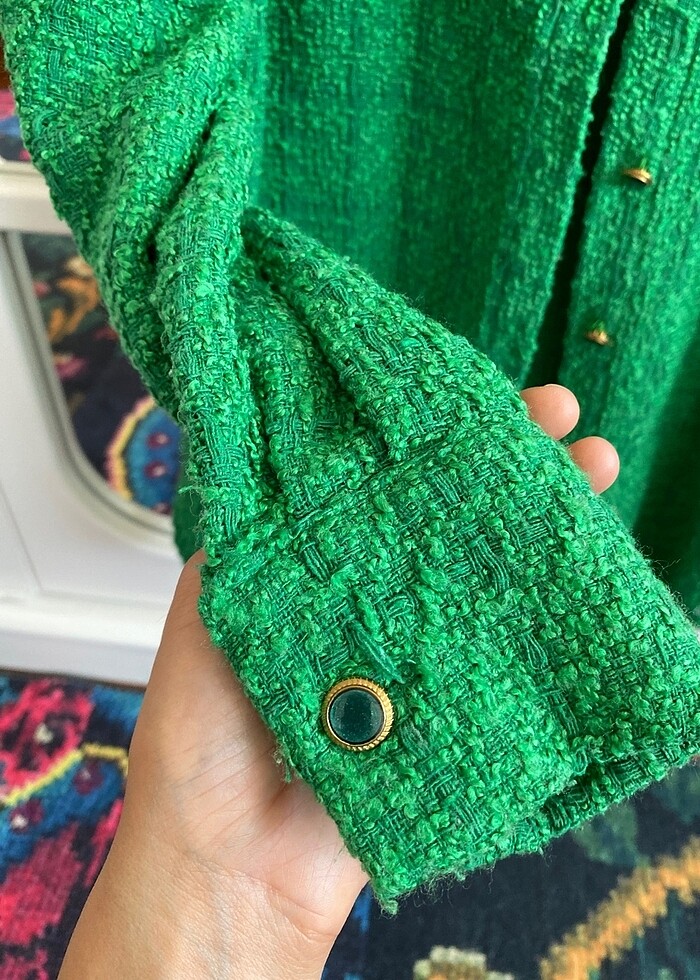 Kırçıllı ceket - Görsel 5