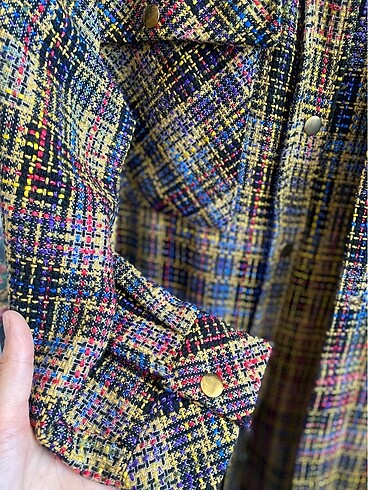 Kırçıllı ceket - Görsel 6